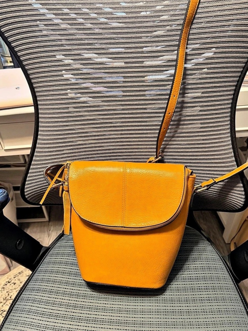 Orange Crossbody Bag